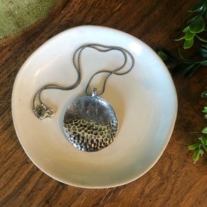 Silpada silver coin necklace N1496